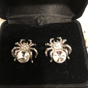 Swarovski spider stud earrings great condition